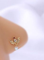 Nose Stud Flower European And America Piercing Ear Stud Nose Ring